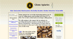 Desktop Screenshot of glenn-apiaries.com